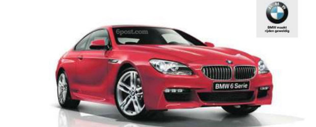 BMW Seria 6 cu pachet M Sport - Prima imagine oficiala!