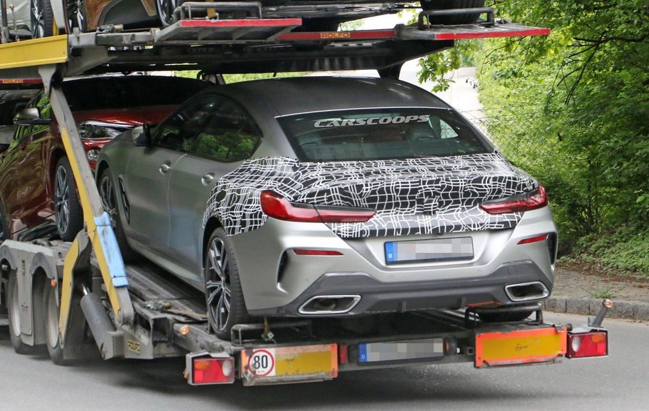 BMW Seria 8 Gran Coupe partial necamuflat