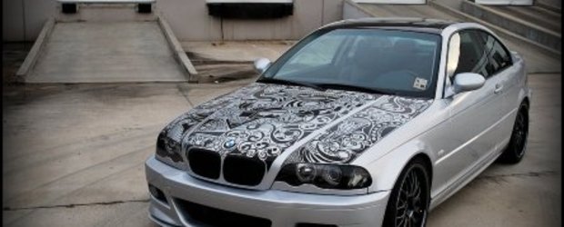 BMW Sharpie art car made in Louisiana