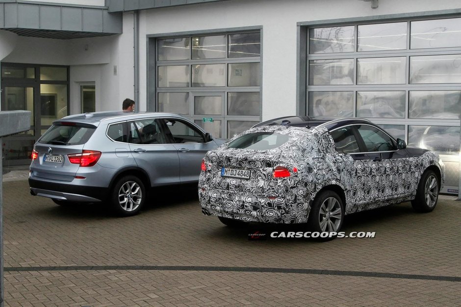 BMW X4 - Poze Spion cu interiorul