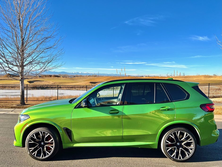 BMW X5 M Competition in Java Green