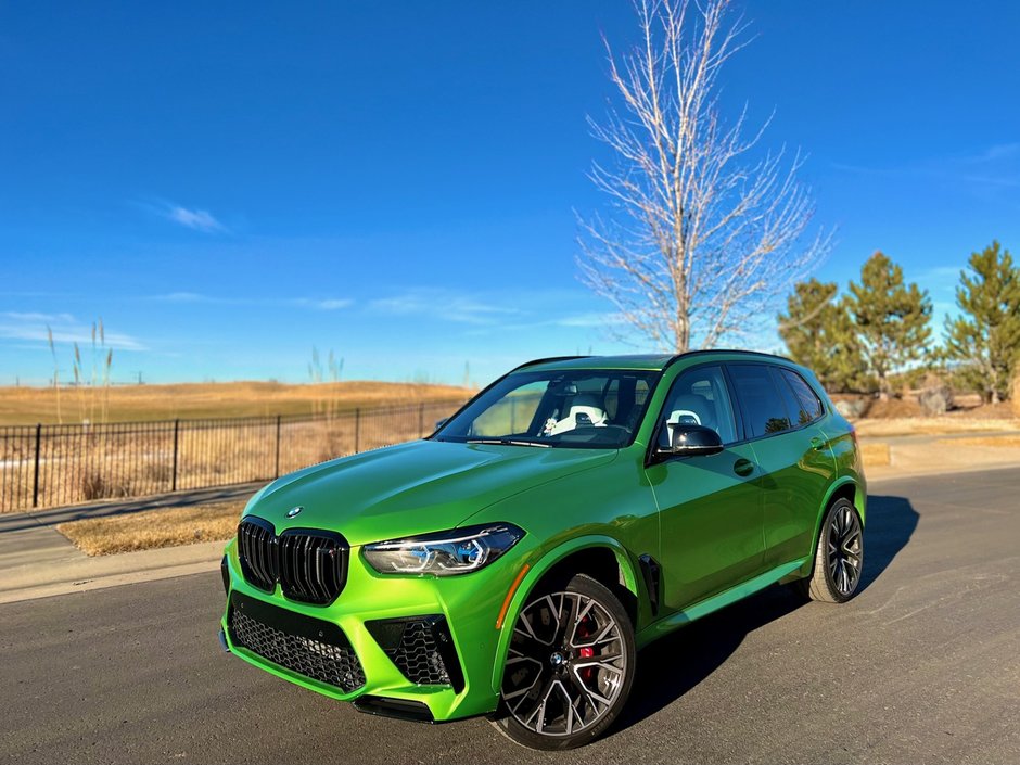 BMW X5 M Competition in Java Green