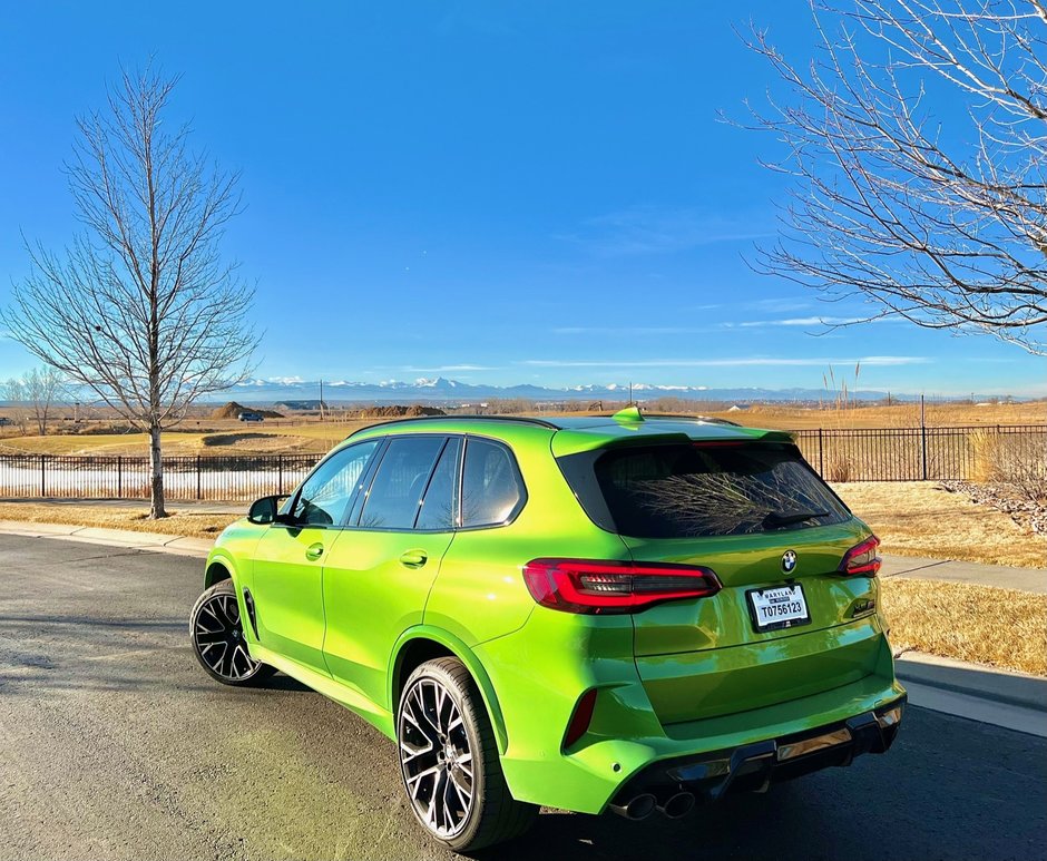 BMW X5 M Competition in Java Green