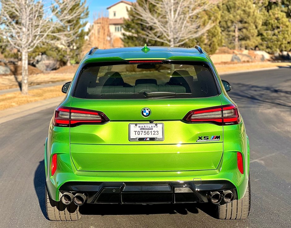 BMW X5 M Competition in Java Green