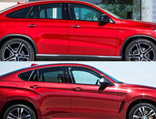 BMW X6 vs Mercedes-Benz GLE Coupe