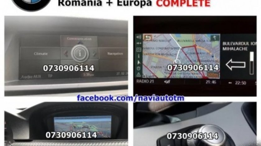 BMW X6 X5 Harta gps navigatie 2020 full E70/E71,E60,E90 seria 3,5,6