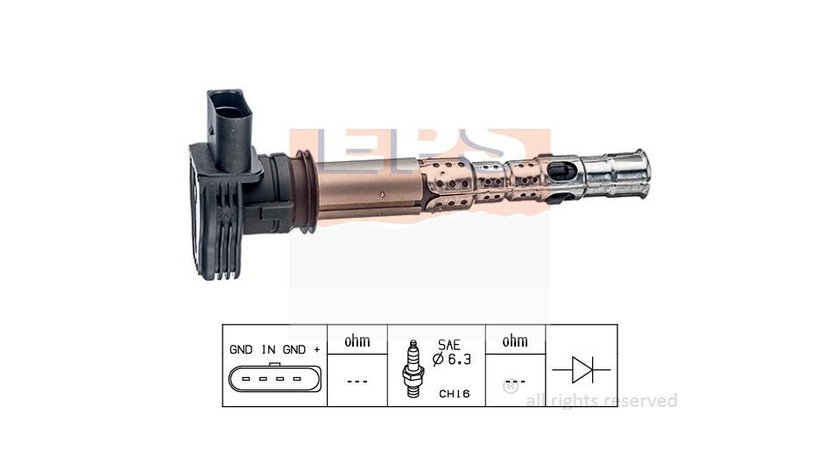 Bobina aprindere Skoda SUPERB (3T4) 2008-2015 #2 0040102033