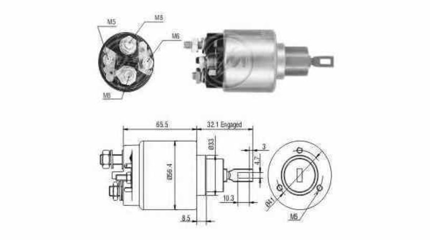 Bobina cuplare electromotor BMW 02 E10 ERA 227357