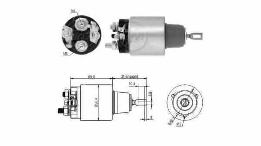 Bobina cuplare electromotor BMW 5 Touring (E34) ERA 227164