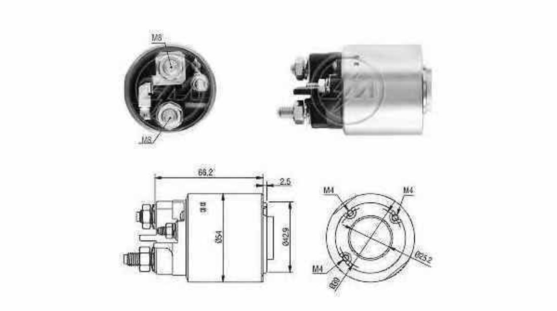 Bobina cuplare electromotor CITROËN XSARA Break N2 ERA 227233