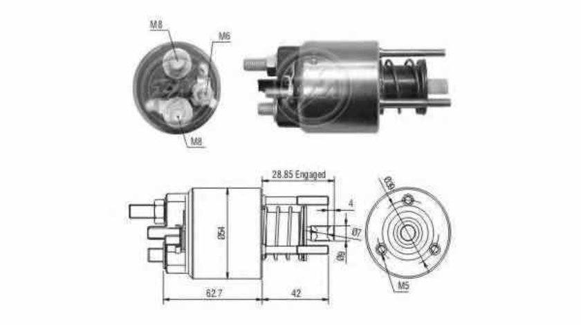 Bobina cuplare electromotor FIAT DUCATO bus 230 ERA 227219