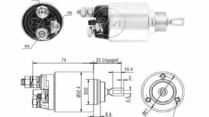 Bobina cuplare electromotor FIAT DUCATO bus 244 Z ERA 227150