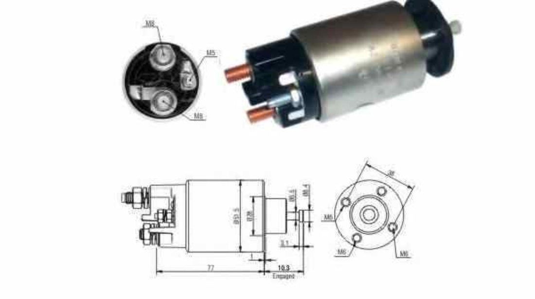 Bobina cuplare electromotor FIAT PUNTO 188 ERA 227291