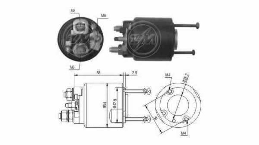 Bobina cuplare electromotor MERCEDES-BENZ A-CLASS W169 ERA 227388