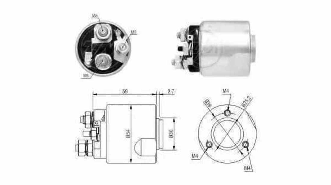 Bobina cuplare electromotor MERCEDES-BENZ A-CLASS W168 ERA 227461