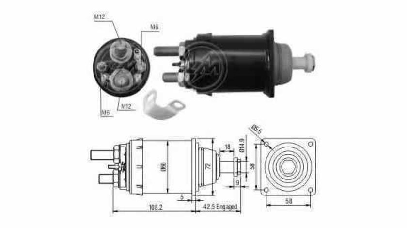 Bobina cuplare electromotor MERCEDES-BENZ CONECTO O 345 ERA 227810