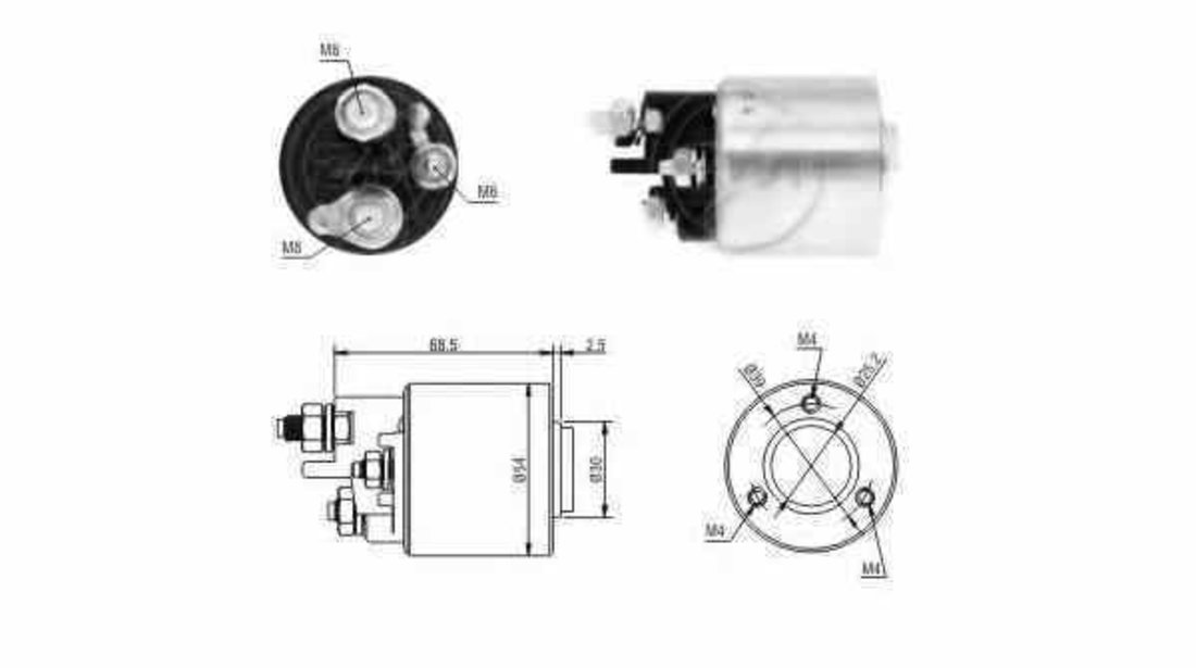 Bobina cuplare electromotor MERCEDES-BENZ E-CLASS W210 ERA 227074