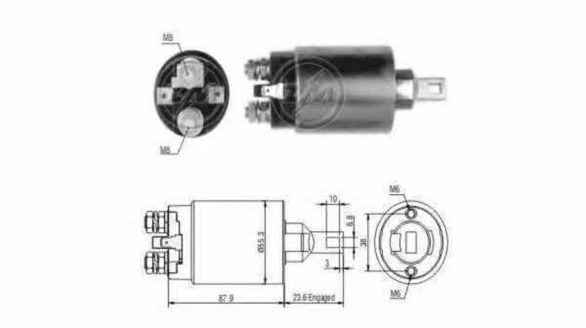Bobina cuplare electromotor MITSUBISHI COLT II C1A ERA 227849