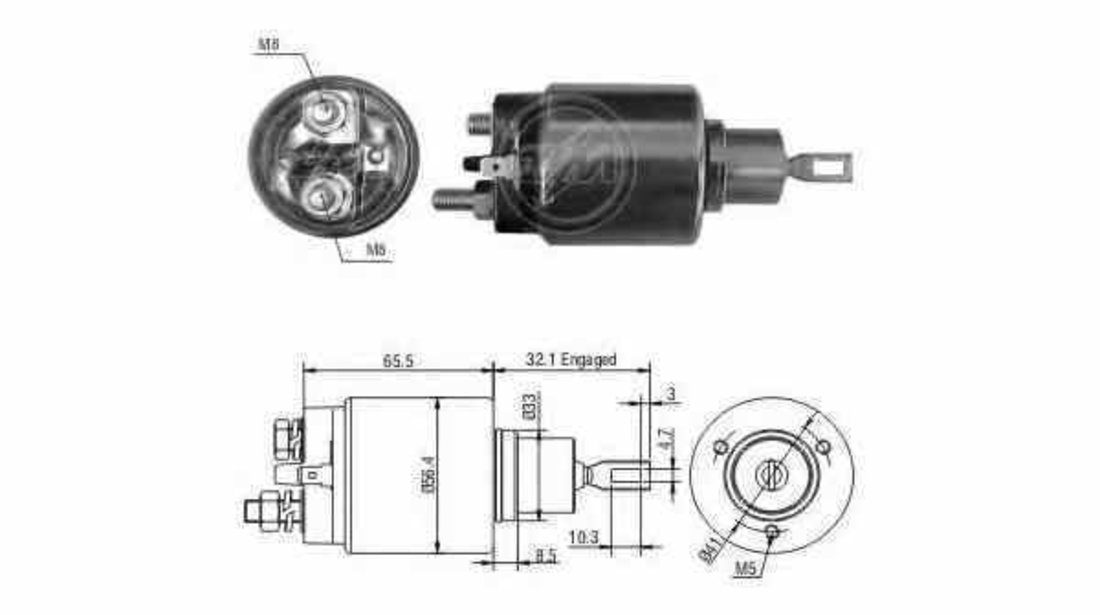 Bobina cuplare electromotor NISSAN SERENA C23M ERA 227875