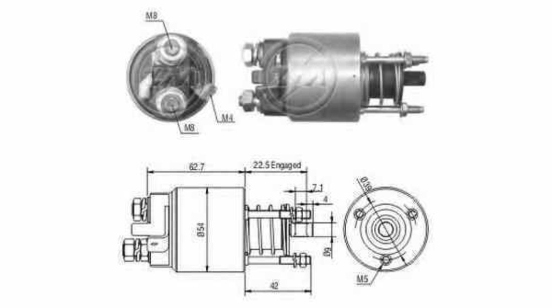 Bobina cuplare electromotor OPEL ASTRA G combi F35 ERA 227439