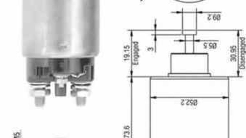 Bobina cuplare electromotor Producator MAGNETI MARELLI 940113050316