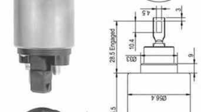 Bobina cuplare electromotor Producator MAGNETI MARELLI 940113050343