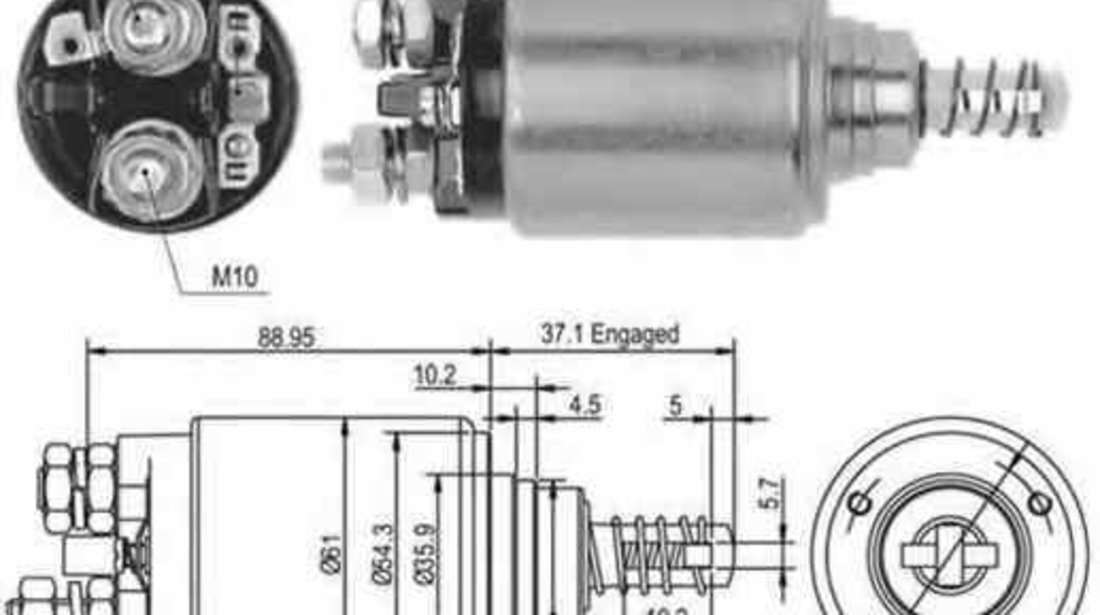 Bobina cuplare electromotor Producator MAGNETI MARELLI 940113050376