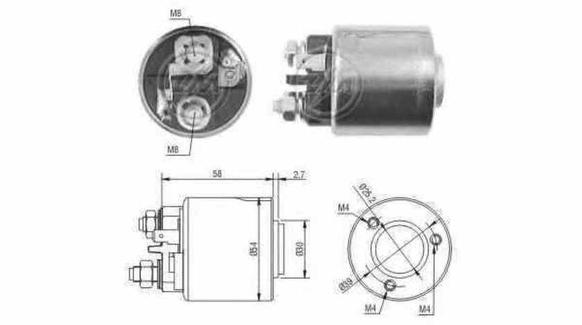 Bobina cuplare electromotor RENAULT CLIO II BB0/1/2 CB0/1/2 ERA 227056