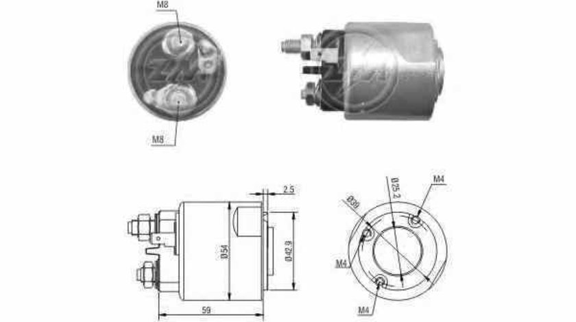 Bobina cuplare electromotor RENAULT GRAND SCÉNIC II JM0/1 ERA 227173