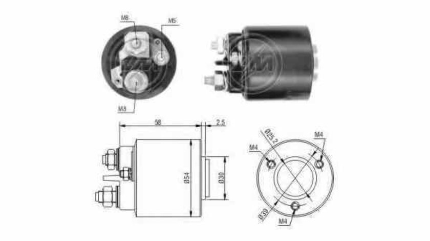 Bobina cuplare electromotor VOLVO 460 L 464 ERA 227380