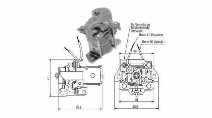 Bobina cuplare electromotor VOLVO FH 16 ERA 227860