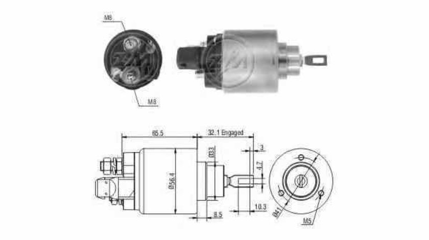 Bobina cuplare electromotor VW GOLF III Variant 1H5 ERA 227869