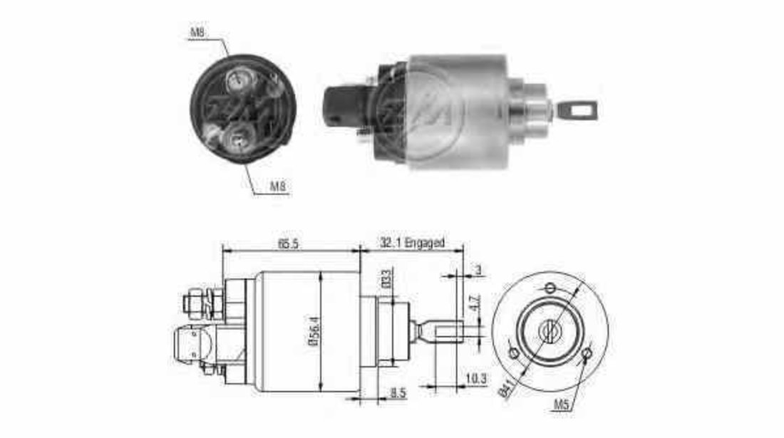 Bobina cuplare electromotor VW GOLF IV 1J1 ERA 227869