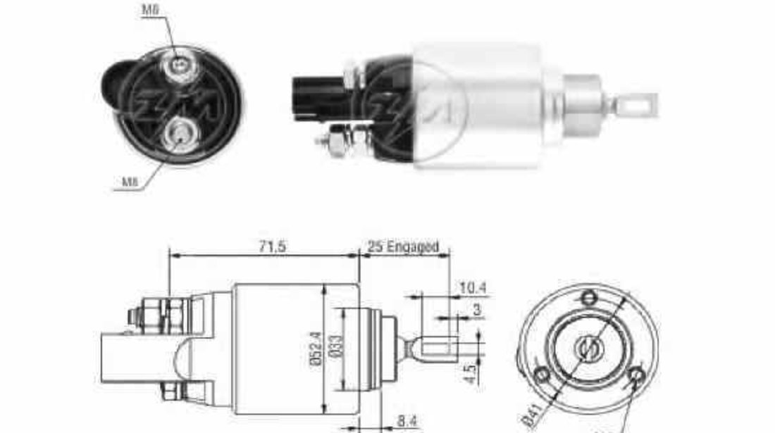 Bobina cuplare electromotor VW GOLF V 1K1 ERA 227275