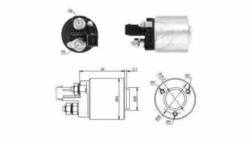 Bobina cuplare electromotor VW NEW BEETLE Cabriolet 1Y7 ERA 227459