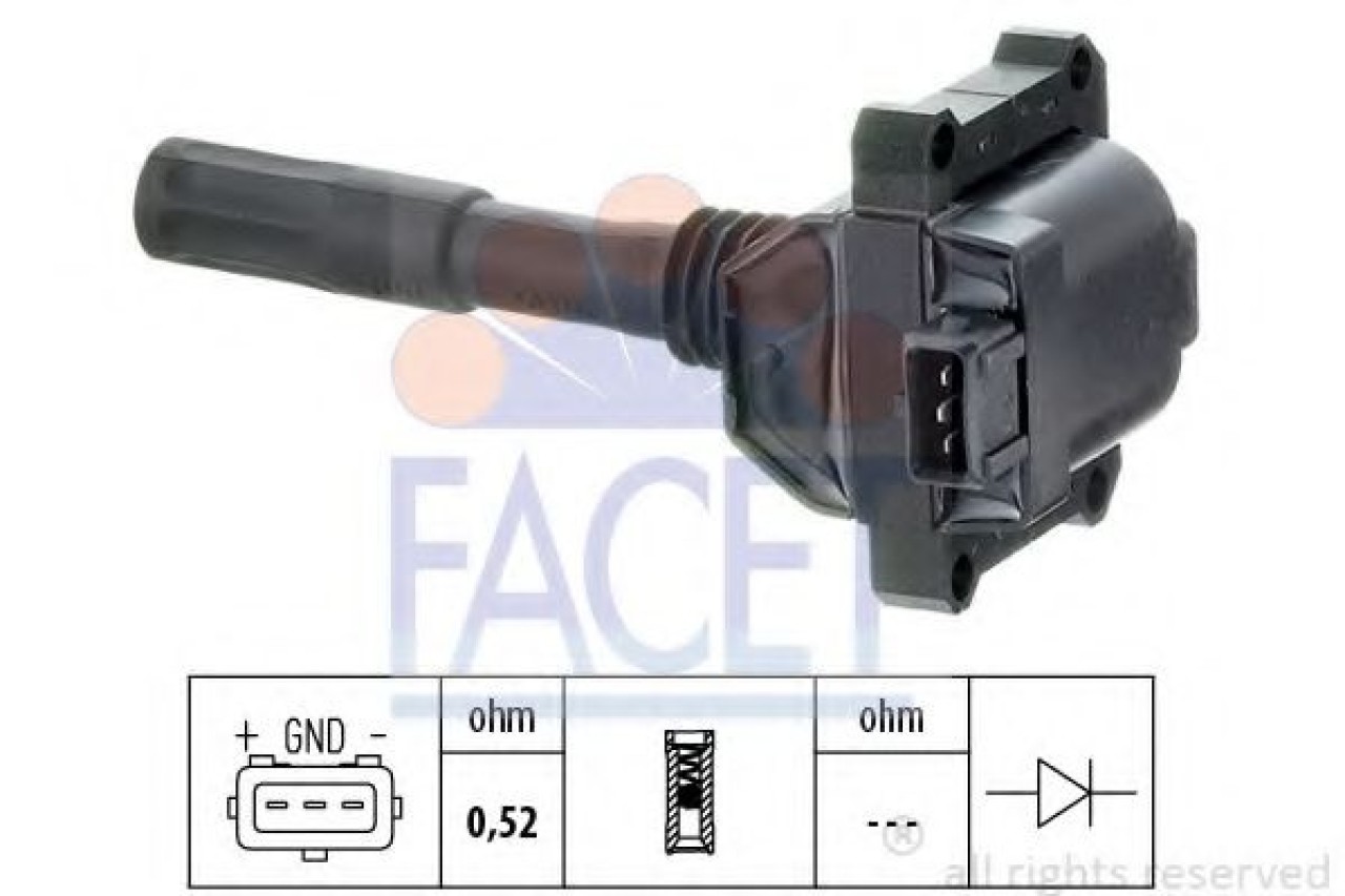 Bobina de inductie ALFA ROMEO GT (937) (2003 - 2010) FACET 9.6213 piesa NOUA