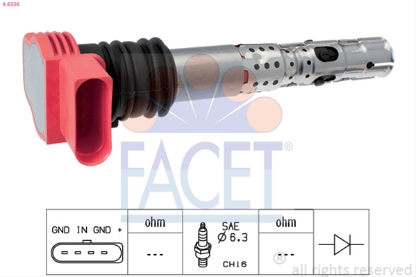 Bobina De Inductie Facet Audi 9.6336
