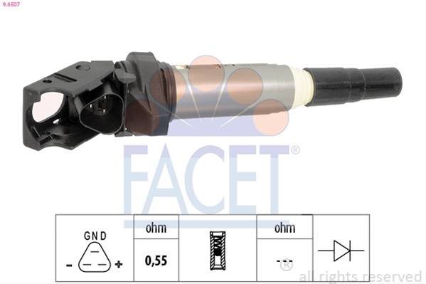 Bobina De Inductie Facet Bmw 9.6507