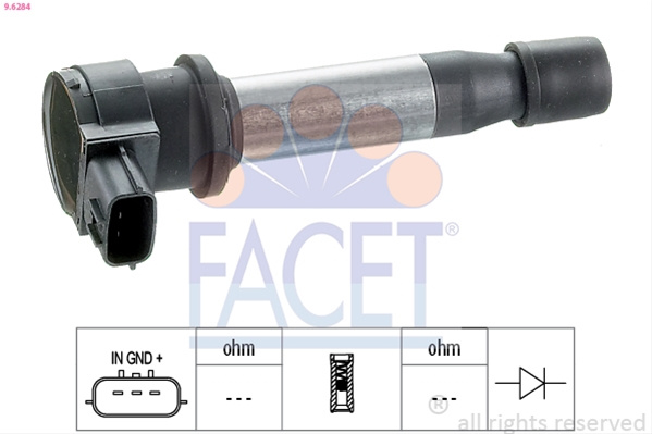 Bobina De Inductie Facet Fiat 9.6284