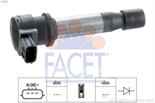 Bobina De Inductie Facet Fiat 9.6284