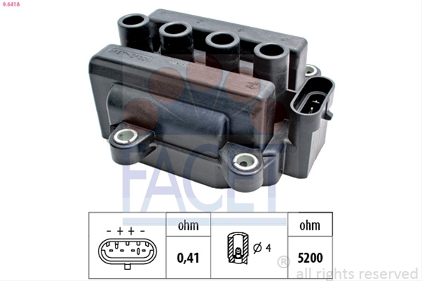 Bobina De Inductie Facet Nissan 9.6418