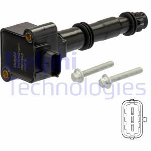 Bobina de inductie (GN1094912B1 DELPHI) PORSCHE