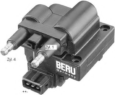 Bobina de inductie RENAULT MEGANE I (BA0/1) (1995 - 2004) BERU ZS245 piesa NOUA