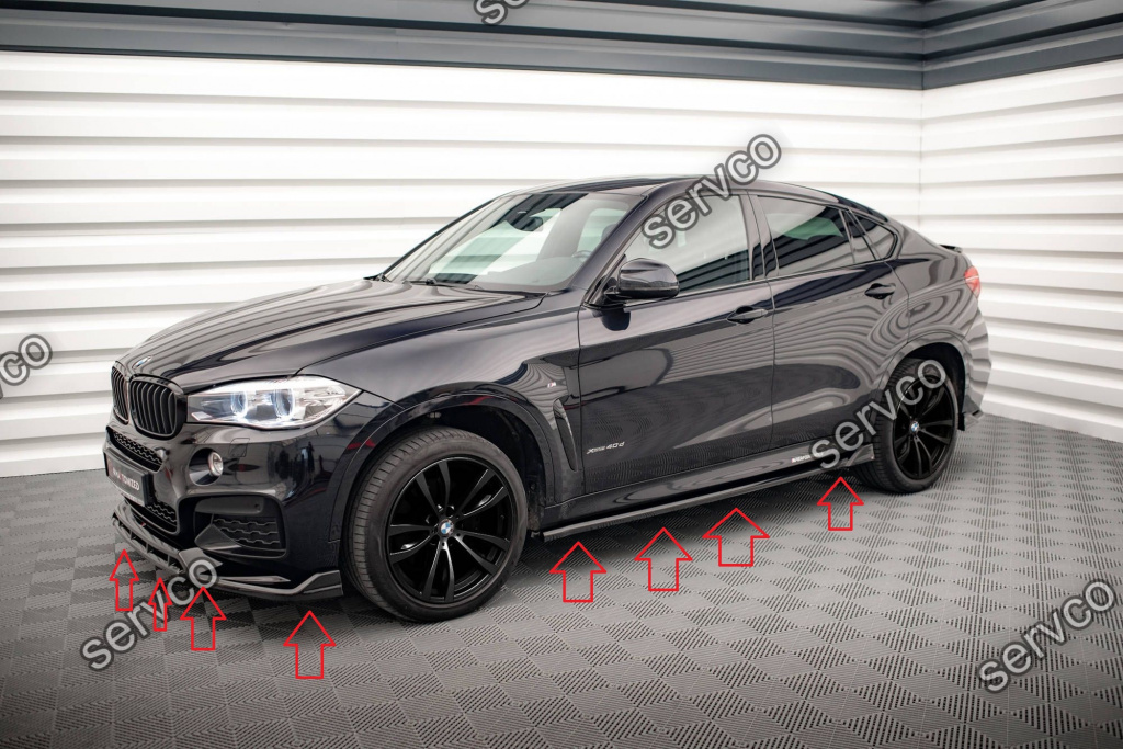 Body kit Bmw X6 F16 M-Pachet 2014-2019 v2 - Maxton Design