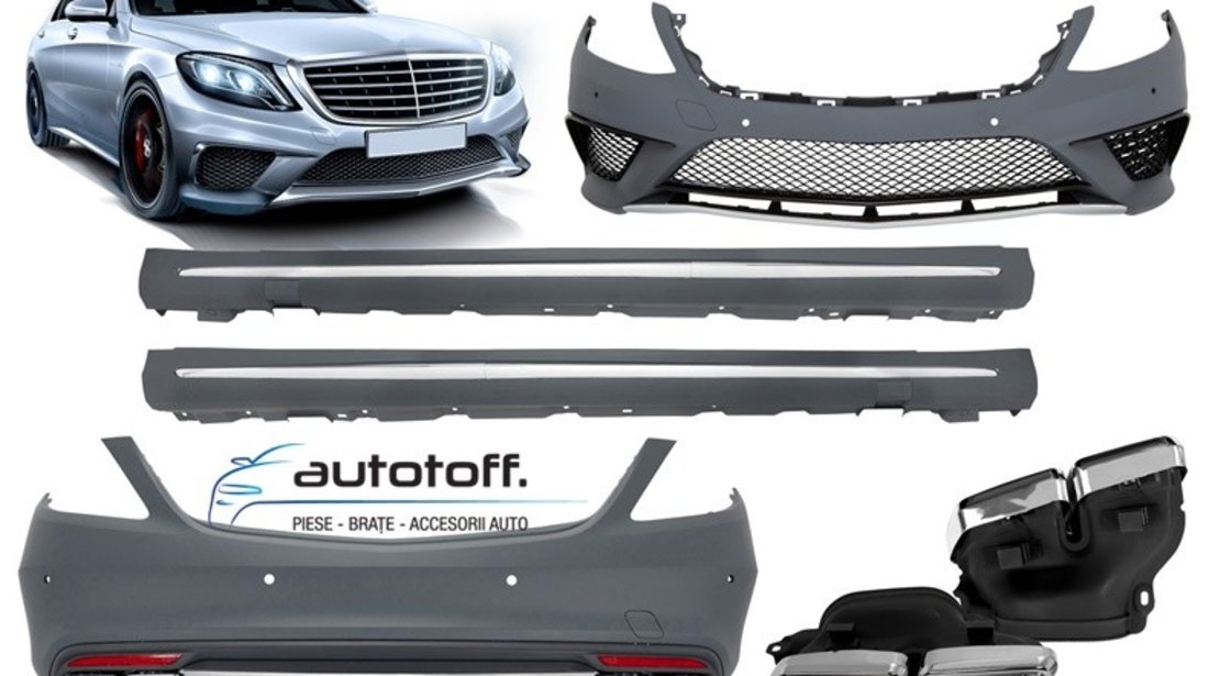 Body kit compatibil Mercedes W222 S-Class (2013+) S63 AMG Long Design