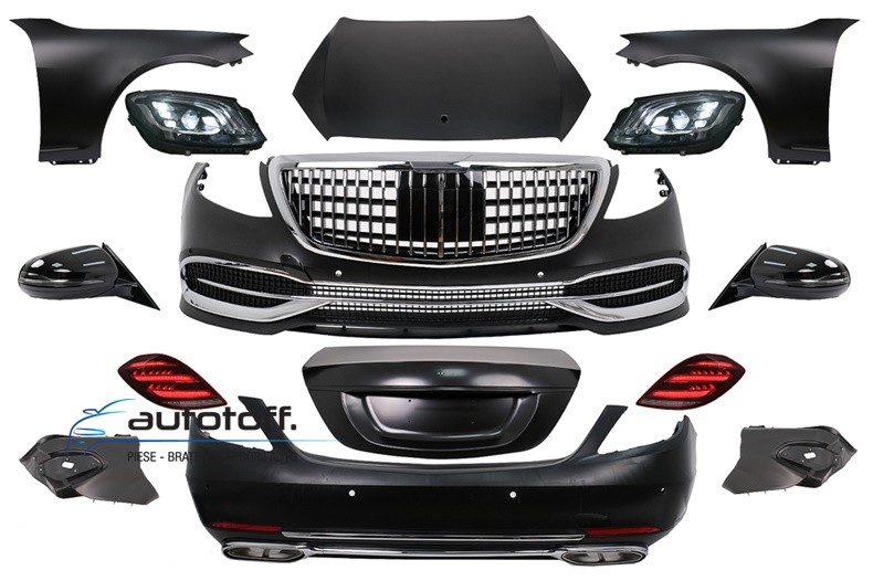 Body kit Conversie la W222 Facelift Mercedes W221 S-Class (05-11) MBH Design