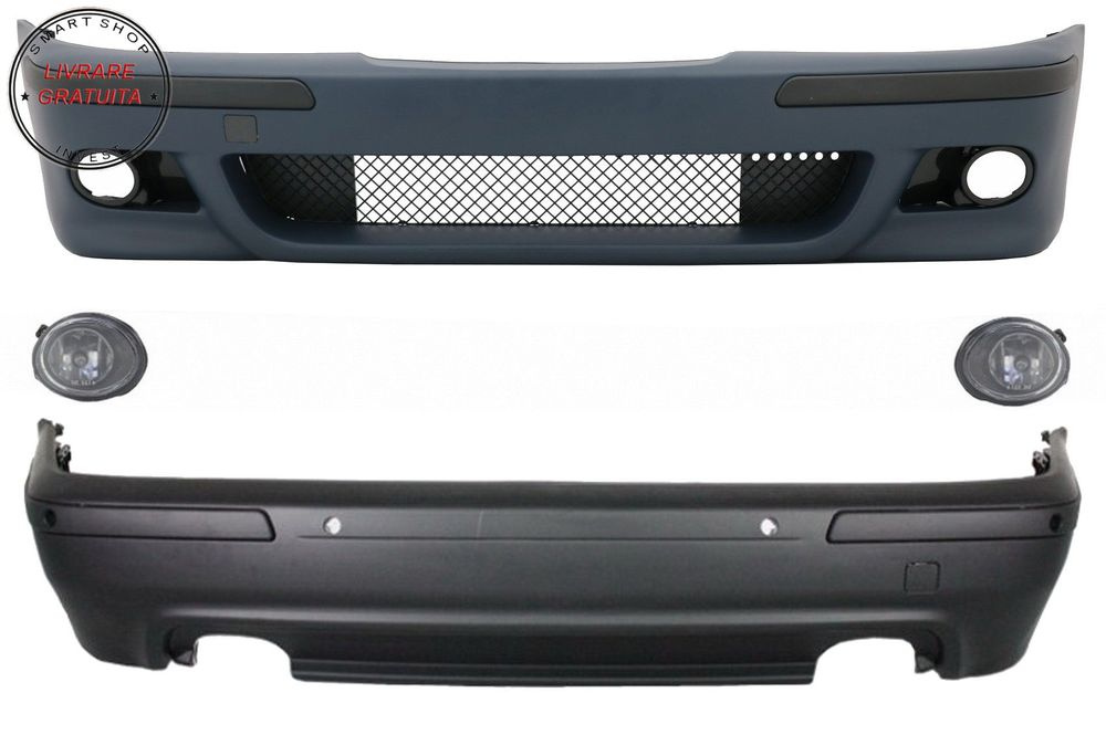 Body Kit Exterior BMW Seria 5 E39 (1995-2003) cu Proiectoare Crom- livrare gratuita