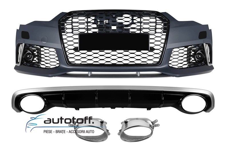 Body kit exterior compatibil Audi A6 C7 Facelift (15-18) RS6 Design