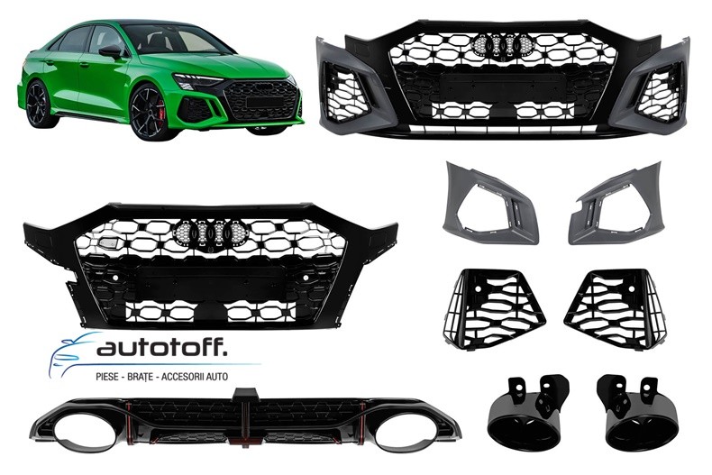 Body kit RS3 compatibil cu Audi A3 8Y Hatchback (2020-2024)