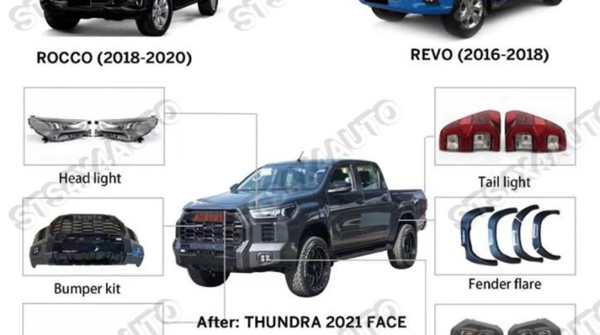 Body kit TOYOTA HILUX REVO 2016-2020 [2021 TUNDRA LOOK]